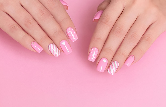 What is a Pink French manicure?