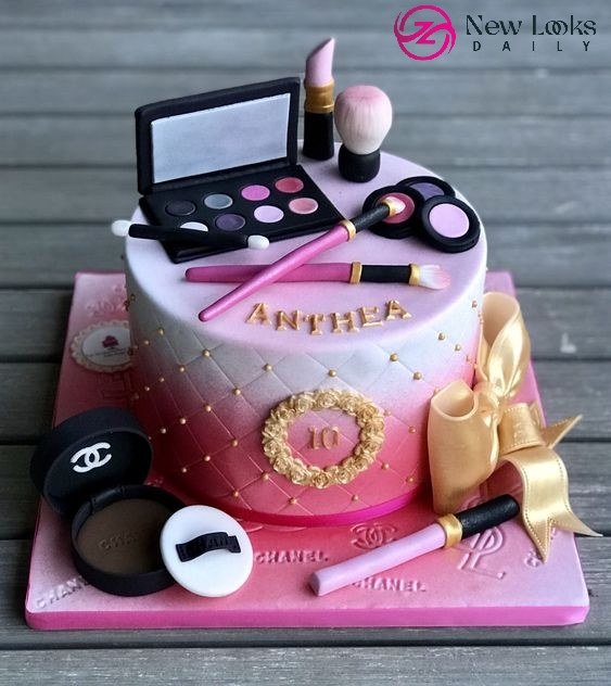 18th Birthday Cake and Makeup